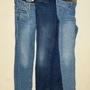 Bundle Set of Three Blue Jeans Girls Sz 10